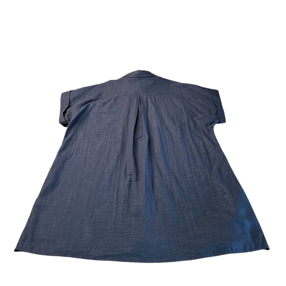 Banana Republic Indigo Blue Cotton Shirt Dress Size XL NWT - Picture 9 of 12